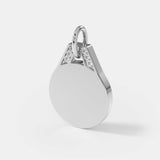👑 DISC WITH PAVE HANDLE PENDANT - Hey Babe LA